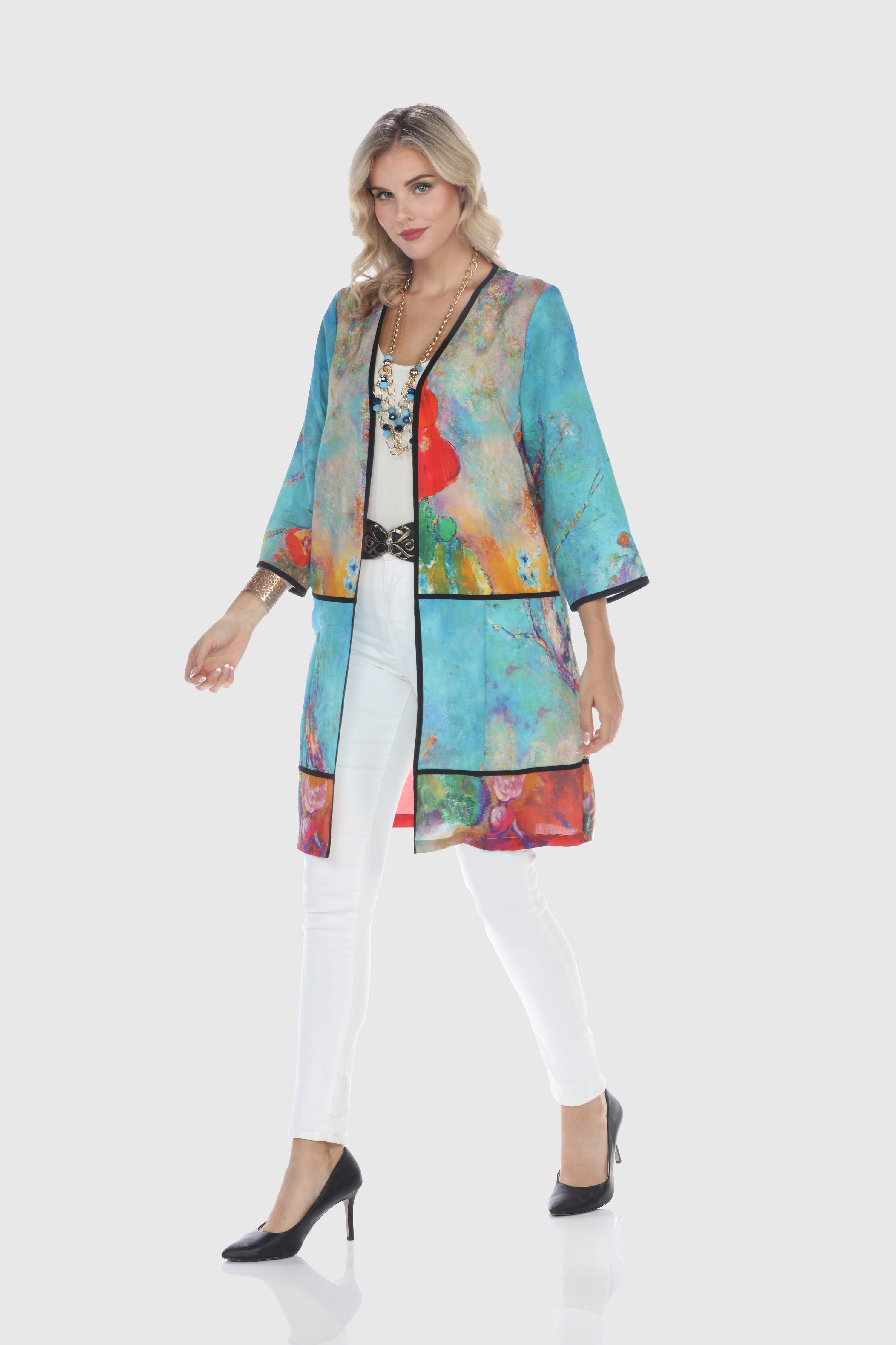 Turquoise Long Jacket