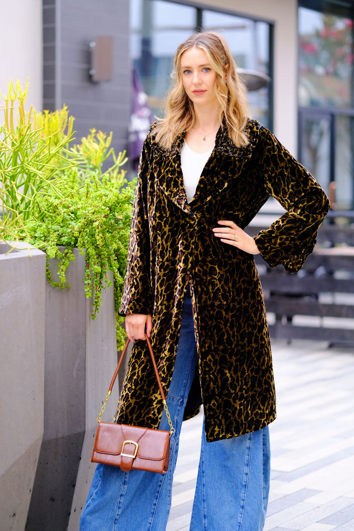 Velvet Wildcat Duster Coat