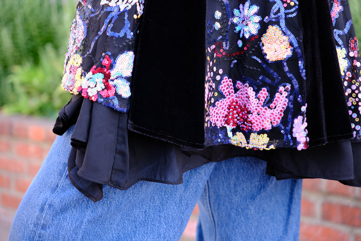 Sequin Embroidery Jacket