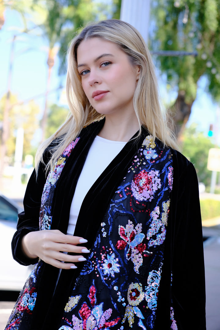 Sequin Embroidery Jacket
