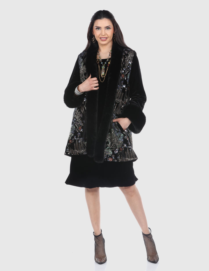 Black Embroidered Jacket