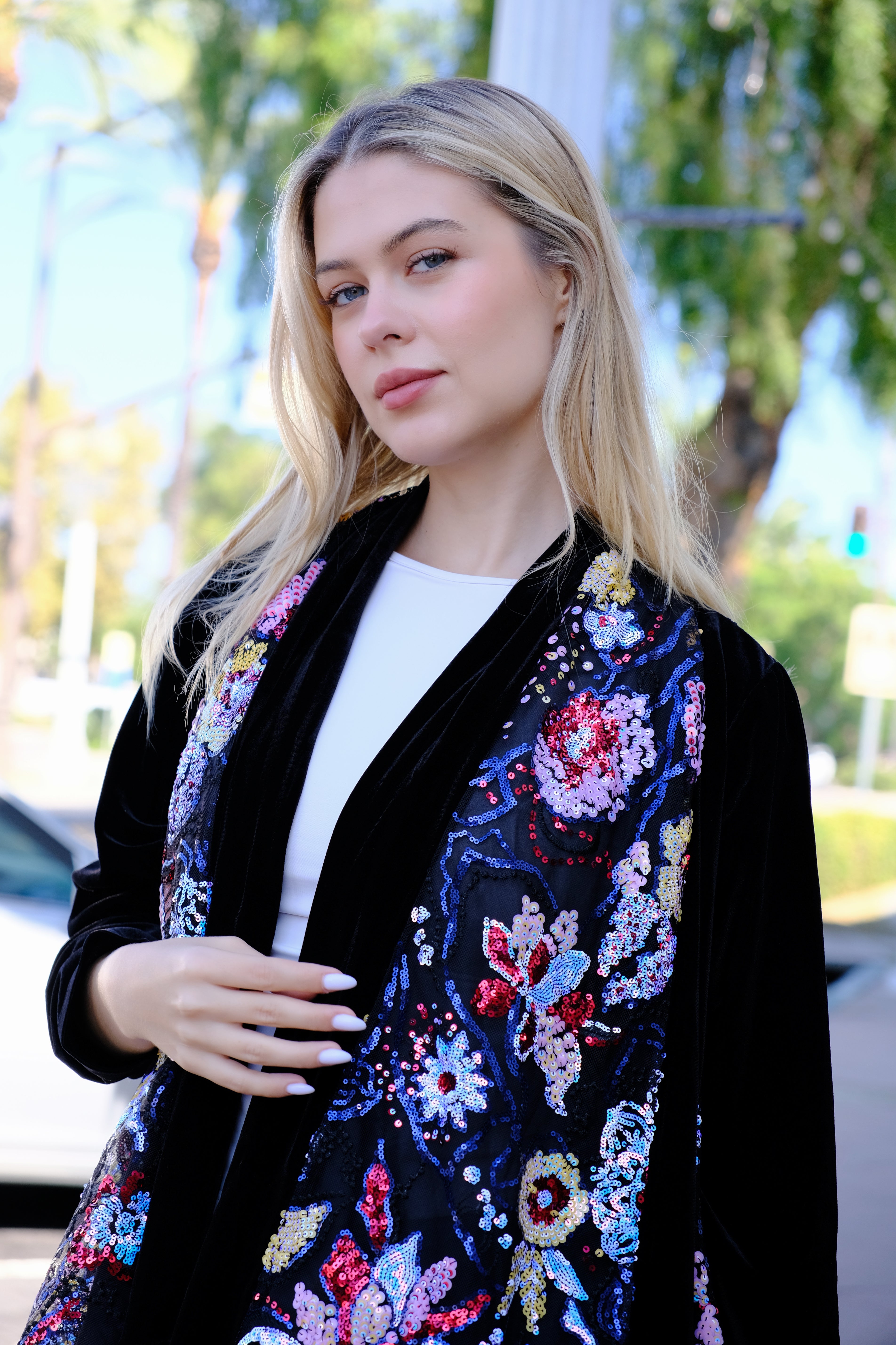 Sequin Embroidery Jacket